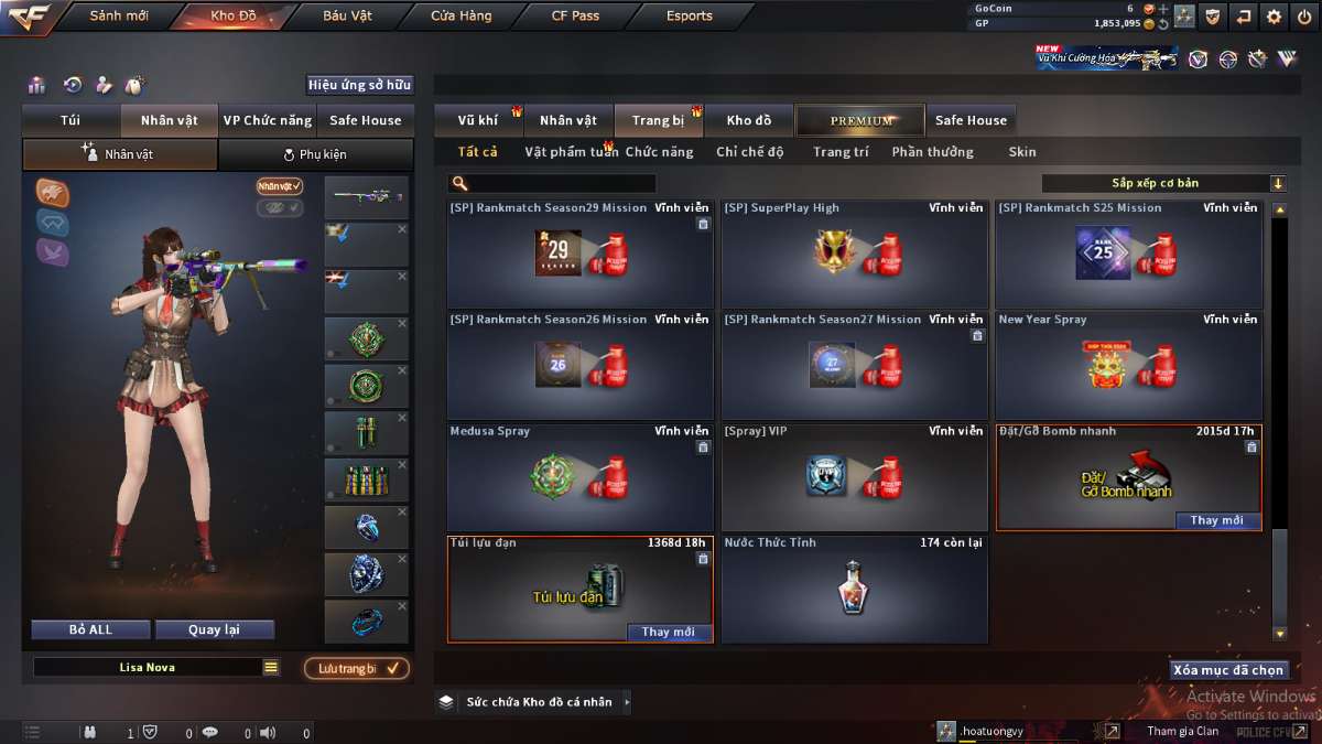 shop acc cf uy tin gia re